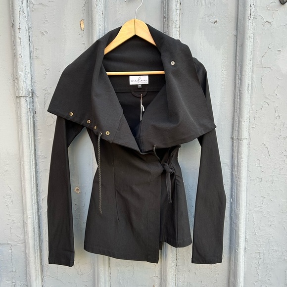 Melow by Melissa Bolduc Isabeau Assymetric Jacket, BNWT, size XS - Picture 4 of 14